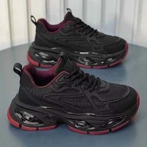 Chaussures de sport décontractées tendance à lacets, légères, respirantes et antidérapantes, style « Dad Shoes » à semelle épaisse, vente en gros - Product Image 1