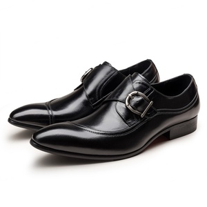 รองเท้าหนังลำลองแบบมีหัวเข็มขัดสำหรับผู้ชาย รองเท้าหนังสำหรับธุรกิจแบบเป็นทางการสำหรับผู้ชาย ดีไซน์เล็ก รองเท้าหนังคุณภาพสูง - Product Image 1