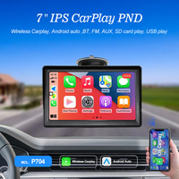 Venta caliente Universal Auto Radio 7 pulgadas Full HD Pantalla táctil Receptor de radio portátil para automóvil Estéreo para automóvil con Mirror Link