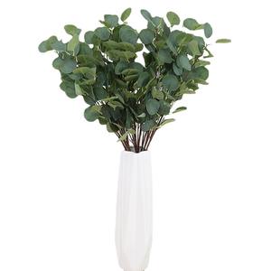 Hojas artificiales Eucalipto Flor <span class=keywords><strong>Sen</strong></span> Departamento Boda Decoración Verde Hogar Restaurante Colocación - Product Image 5