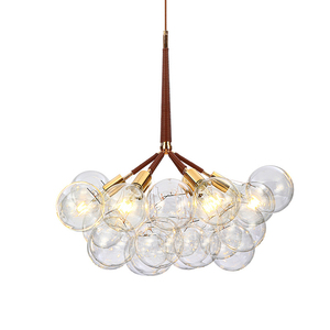 Lampada da camera per ragazza del negozio <span class=keywords><strong>di</strong></span> abbigliamento ristorante in stile cinese lampadario a bolle LED creativo personalizzato - Product Image 6