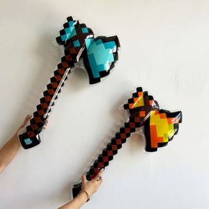 Épée de pirate gonflable portable personnalisée, imprimée en sérigraphie, style mosaïque, accessoire de scène en PVC, hache, cadeaux de fête, costume - Product Image 2