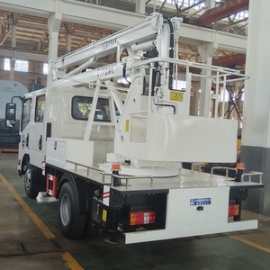 Plataforma Elevadora Telescópica Plegable Hidráulica Montada en Camión JMC 4X2 de <span class=keywords><strong>20</strong></span> Metros con Cesta de Trabajo para Mantenimiento - Product Image 5