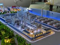 Maqueta Arquitectónica Industrial Directa de Fábrica para el Recinto de una Empresa de Manufactura
