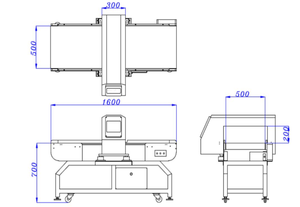 Alüminyum gıda paketi <span class=keywords><strong>Metal</strong></span> dedektörü otomatik ayar parametreleri tünel alüminyum folyo çanta gıda <span class=keywords><strong>Metal</strong></span> dedektörü - Product Image 6