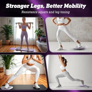 Tabla Abdominal Multifuncional con Rebote Automático, Ajustable, para Ejercicio en Casa, Pilates, Reformer, de Acero, para Flexiones y Salud Corporal - Product Image 3