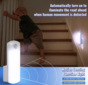 2 Pack LED Power Failure <b>Light</b>, 4 in 1 Rechargeable Plug in Flashlights with <b>Motion</b> Detection, LED Emergency <b>Lights</b> - Product Image 3