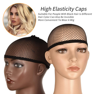 Venta al por mayor de accesorios para el cabello, redes para pelucas, peluca, Red para el cabello de alta elasticidad, gorra <span class=keywords><strong>invisible</strong></span> para peluca, ambos extremos, gorra de malla conectada - Product Image 6