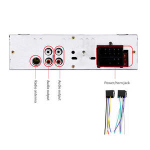 Nuovo arrivo 12V autoradio FM Radio MP3 supporto lettore Audio BT telefono con USB/TF Port elettronica auto In-Dash 1 DIN - Product Image 5
