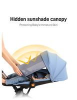 Nouvelle poussette pliable en alliage d'aluminium de haute qualité pour bébés, capacité de charge de 15 kg, idéale pour les longs trajets et les promenades en ville, pour les enfants de 6 mois à 3 ans