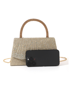 Sac de Soirée Carré de Luxe 5A pour Femme avec Strass, Chaîne, Imperméable, pour Anniversaire, Mariage, Sac à Main ou Sac Bandoulière – Vente en Gros - Product Image 5