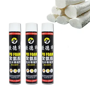Espuma en aerosol de poliuretano, agente de fugas impermeable de celda cerrada, productos químicos de espuma de PU para sellador de aislamiento en aerosol