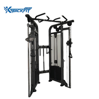 Equipo de Gimnasio Comercial para Entrenamiento de Fuerza, Máquina Multifuncional de Poleas Dobles con Cable Cruzado para Ejercicios