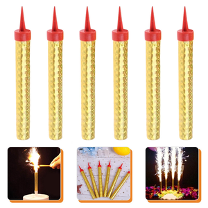 <span class=keywords><strong>Bougie</strong></span> scintillante sans flamme pour gâteau, idéale pour anniversaires, Halloween, mariages, Saint-Valentin, Nouvel An - Sans fumée, longue durée de combustion - Product Image 4