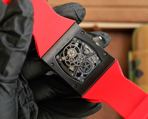 Montre-bracelet mécanique carrée pour homme, modèle 2025, avec mouvement mécanique entièrement automatique - Product Image 6