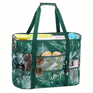 Nueva Bolsa de Playa Casual, Bolsa de Almacenamiento Plegable de Gran Capacidad con Múltiples Bolsillos - Product Image 2