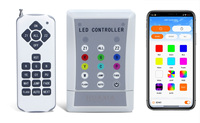 Contrôleur d'éclairage LED intelligent WiFi Huaixa 12V 110V 220V avec télécommande pour éclairage LED RGB sous-marin pour piscine
