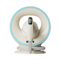 Fer à vapeur vertical électrique ORVICA au design rond, 3600 W, plaque inférieure en céramique, réservoir d'eau de 1500 ml, usage hôtelier ORM-3546