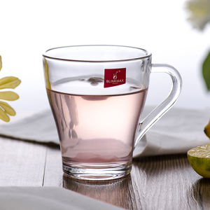Classic <strong>Latte</strong> Cappuccino Mug with Simple Style with Handle <strong>Glass</strong> - Product Image 5