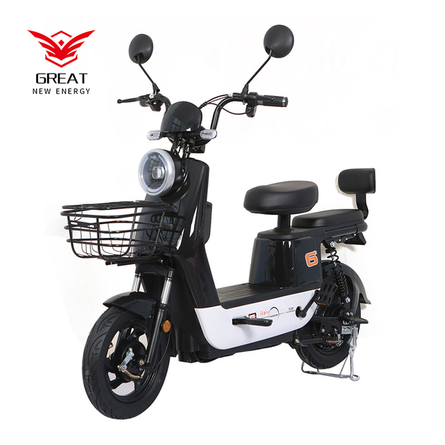 Factory Electric Delivery Bike 48V 12AH 350W Integrated Battery 6 Speed Steel Frame Wholesale