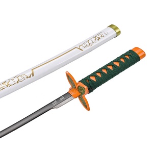 Venta al por mayor 45cm <span class=keywords><strong>Anime</strong></span> japonés espada arma juguete Demon Slayer HOJA DE Metal Katana cuchillo para niños Cosplay Prop - Product Image 3