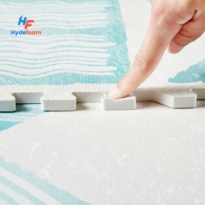Tappetino da gioco ad incastro Hydefoam in EVA, piastrelle puzzle colorate, facili da montare, per <span class=keywords><strong>palestra</strong></span> per bambini, asilo nido e sala giochi - Product Image 2