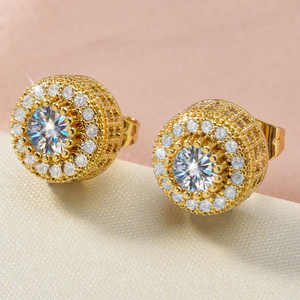 ต่างหูแฟชั่นประดับเพชรคิวบิกเซอร์โคเนียสำหรับผู้หญิง เหมาะสำหรับงานแต่งงาน งานหมั้น งานฉลองครบรอบ งานปาร์ตี้ ของขวัญวันวาเลนไทน์ - Product Image 1