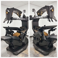 Poste de travail ergonomique T2 EASE COMFY à dossier haut, inclinable en position zéro gravité, cockpit d'ordinateur, cockpit de jeu zéro gravité