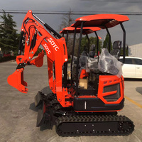 Livraison Gratuite Mini-Pelle 1,5 Tonne Agricole Nouvelle Pelleteuse sur Chenilles Moteur EPA Chinois 1,8 Tonne 2 Tonnes Petite Machine Excavatrice