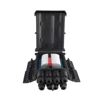 IP65 putih & hitam luar ruangan lipat kotak Splicing kabel FTTH distribusi untuk serat optik 4G Wi-Fi Ftth Otdr kompatibel
