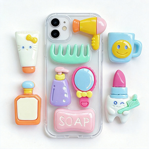 Accesorios de Resina Brillante Life Creative Toiletries: Vaso para Dientes, Limpiador, Lápiz Labial, Adornos para el Cabello, Pinzas para el Cabello, Dijes para Fundas de Teléfono - Product Image 5