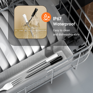 INKBIRD INT-12-BW Dual Mode Wireless BBQ Thermometer WiFi 5G 2.4G and <strong>Bluetooth</strong> 5.4 Long and Short Probe Combo - Product Image 4