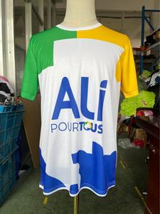 T-shirt de compression athlétique à séchage rapide avec impression par sublimation personnalisée pour campagne électorale, avec photo/<span class=keywords><strong>logo</strong></span> - Product Image 4