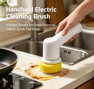 New High Quality Electric Kitchen Multi-Purpose Plastic Cleaning <b>Brush</b> Rotating Head for <b>Bottle</b> Cleaning Eco-Friendly Nylon - Product Image 6
