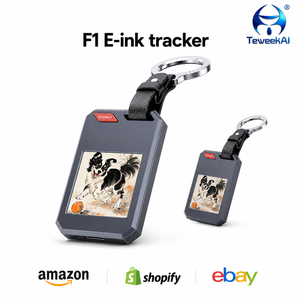 Localizzatore Smart Tag F1 con Display E-Ink Compatibile con <span class=keywords><strong>Apple</strong></span> Find My, GPS e NFC per Portafogli e Bagagli - Product Image 1