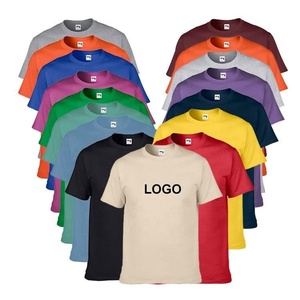 เสื้อยืดคอตตอนหวี 100% ทรงปกติ แบบถัก พร้อมโลโก้พิมพ์ลายด้วยความร้อน และป้ายปัก - Product Image 2