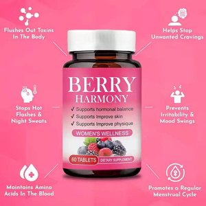 Reguladores Hormonales de Alta Calidad para Mujeres, Berry Harmony y Extracto de Brotes de Soja para la Salud Femenina - Product Image 2