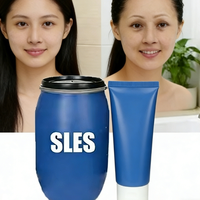 SLES 70 Sodium Lauryl Ether Sulfate, tensioactif liquide pour shampoing, gel douche, détergent liquide, avec mousse riche, performance douce
