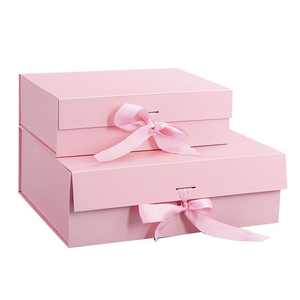 Caja de Papel Rígido Magnética Plegable para Set de Cuidado de la Piel Profesional, con Personalización de Marca y Listón - Product Image 2