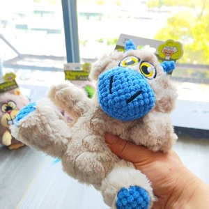 Lisa Interactive Animal Plush Dog Toys <strong>with</strong> Squeaker for Dental Cleaning and Chew Play - Product Image 2