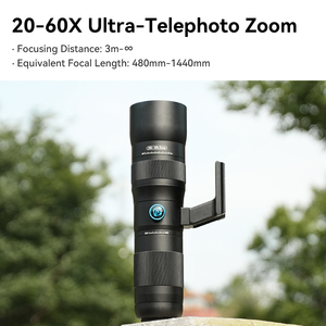 عدسة تكبير فائقة APL-T20-60XJJ029 مع حامل ثلاثي ومشبك - Product Image 5