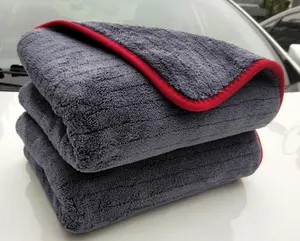 汽车洗碗布吸水洗车超细纤维毛巾 60 * 90厘米厚的汽车清洁干燥布料自动烘干毛巾