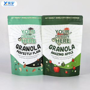 Bolsa de Plástico Personalizada de Grado Alimenticio, Reutilizable, a Prueba de Olores, <span class=keywords><strong>con</strong></span> Cierre de Cremallera, para Piñones Secos, Anacardos, Frutos Secos Mixtos - Product Image 5