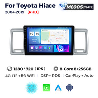 NaviFly Radio Mobil Android Terbaru 4g Lte DSP DVR TRMS untuk Toyota Hiace 2004-2019 dengan Car Play Android Auto