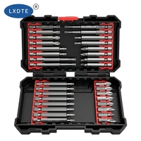 Juego de Destornilladores Magnéticos Eléctricos de Alta Calidad LXD, 32 Piezas, Brocas de Acero de 1/4 de Pulgada, Estuche Rígido OEM, Multifuncional, para el Hogar