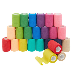 Bandage 10 Cm Non-Tissé Auto-Adhésif Animal Jambe Cheval Fournitures Fer À Cheval Wrap Élastique Adhésif Bandage pour Cheval - Product Image 1