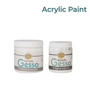 Keep Smiling <strong>White</strong> Fluid Artist <strong>Acrylic</strong> Gesso <strong>Paint</strong> Set Professional Nox-toxic Canvas DIY <strong>Acrylic</strong> <strong>Paint</strong> for Art Drawing - Product Image 3