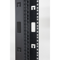 Armoire réseau rack ouvert 19 "350mm de profondeur avec 2 pôles