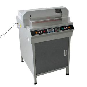 Machine à découper le papier hydraulique professionnelle ST-450VS+ Guillotine numérique électrique semi-automatique pour papier A4 - Product Image 1