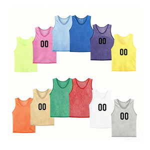 カスタム メッシュ トレーニング ビブス スポーツ メッシュ ベスト バスケットボール サッカー トレーニング ベスト リバーシブル サッカー ビブス - Product Image 1